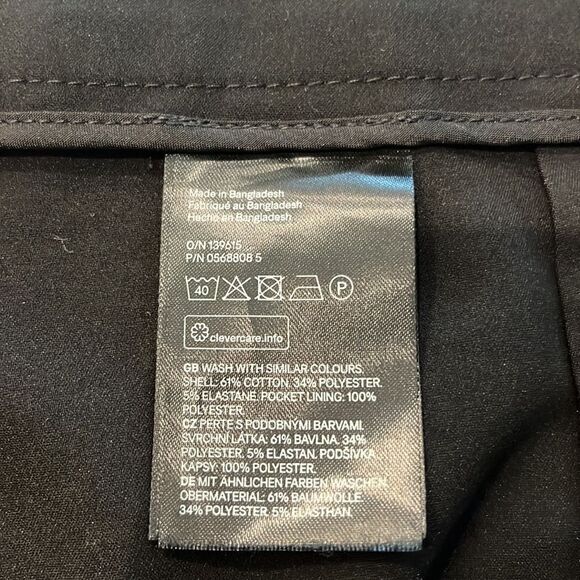H & M women's black dress pants-FREE w/bundle purchase - Picture 7 of 9
